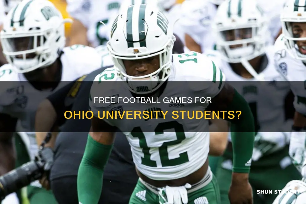 do college students get into football games free ohio university