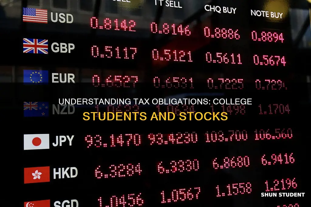 do college students pay taxes on stocks