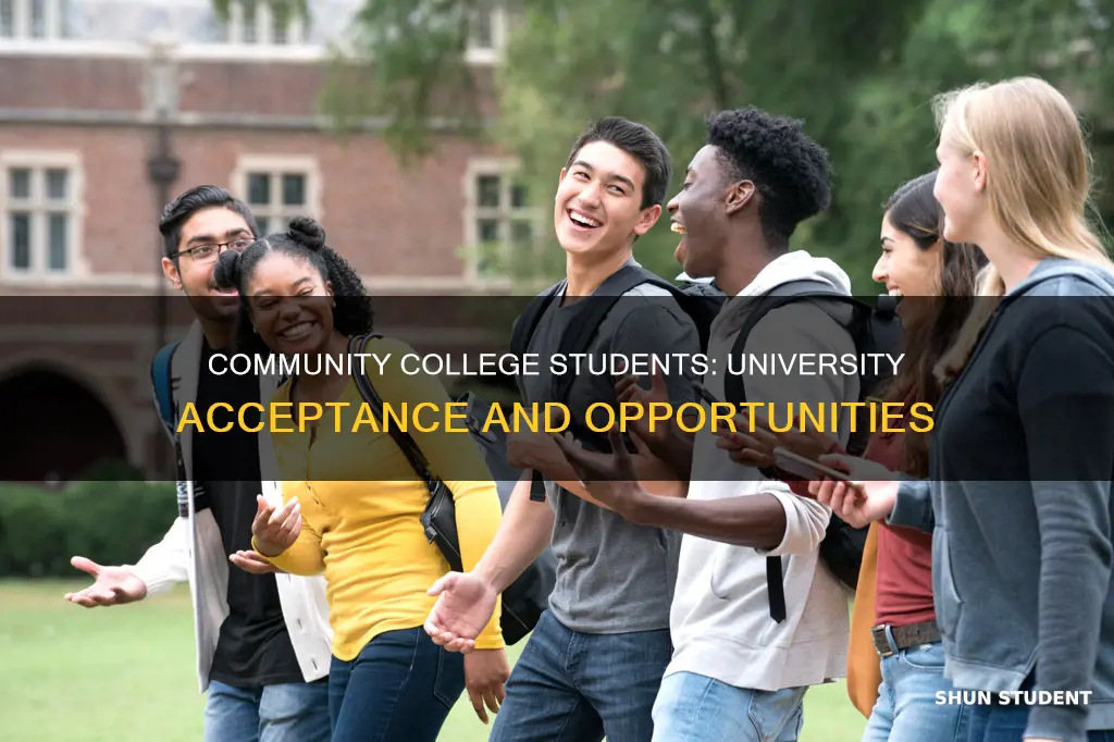 do colleges and universities accept students from community colleges