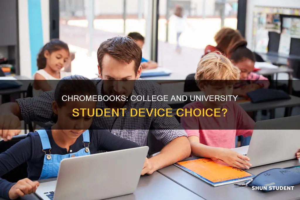 do colleges and university students use chromebooks