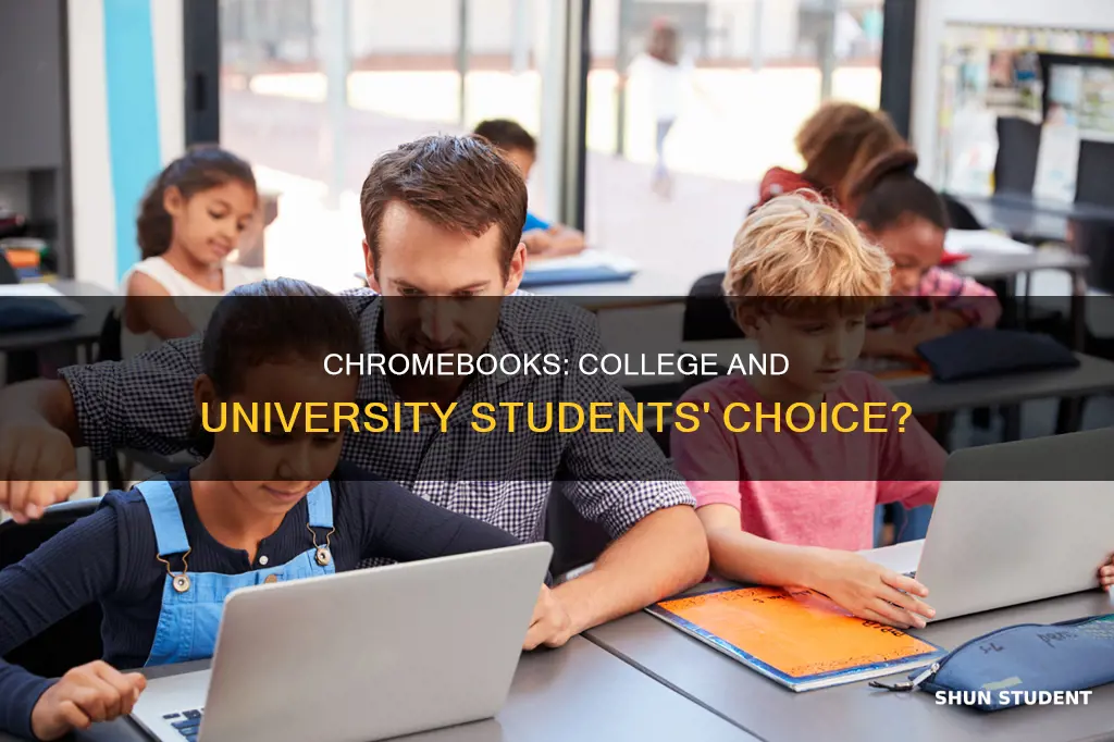 do colleges and university students use chromebooks
