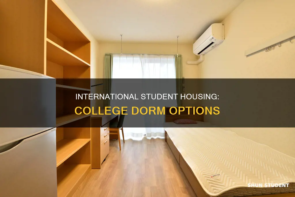 do colleges have international student dorms