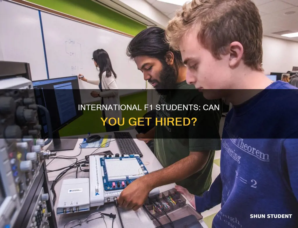 do companies hire international f1 students