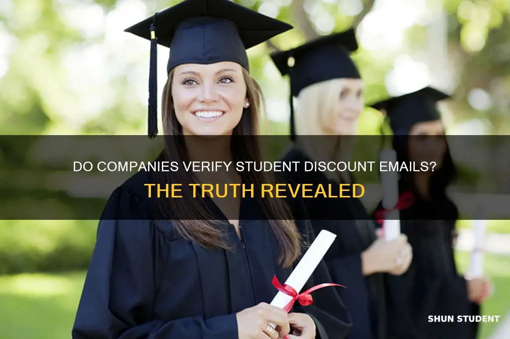do companies really check student discount emails