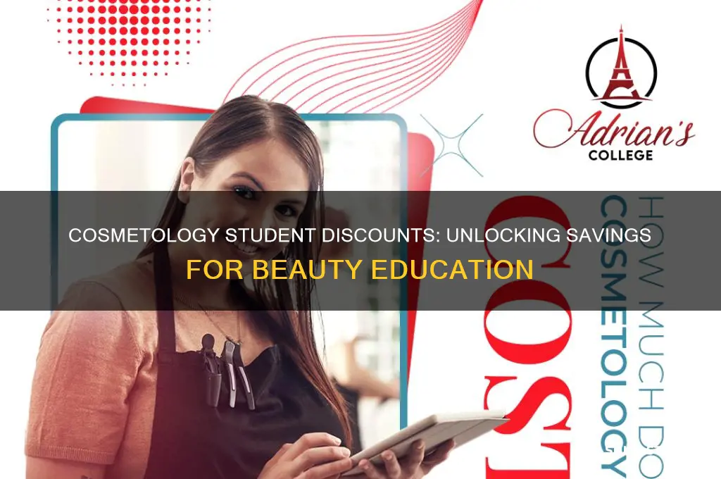 do cosmetology students get discounts