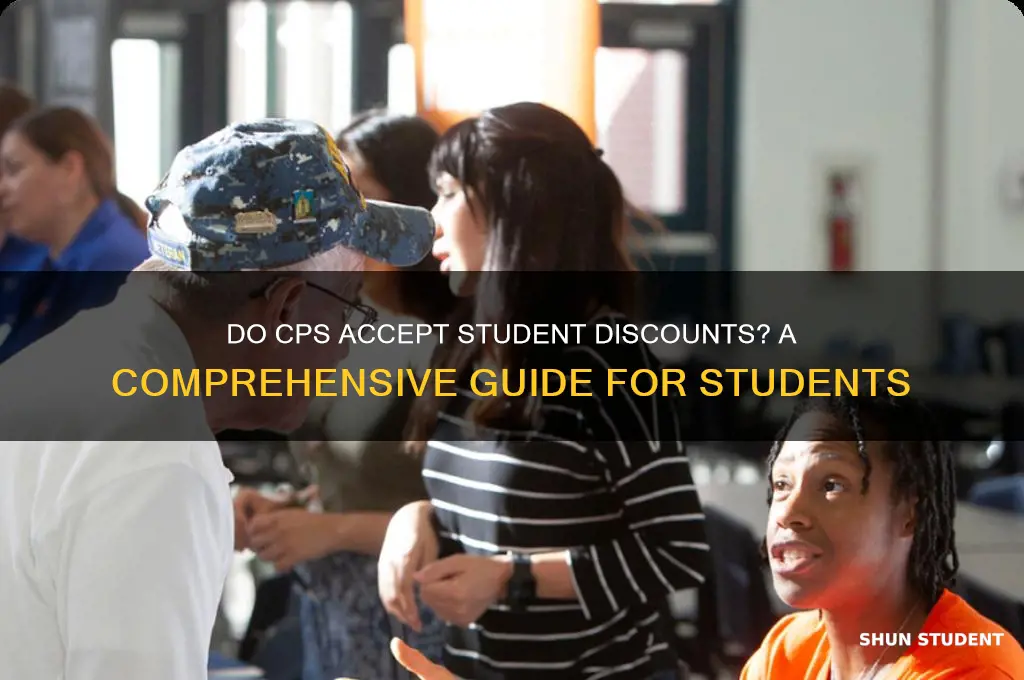do cps take student discount