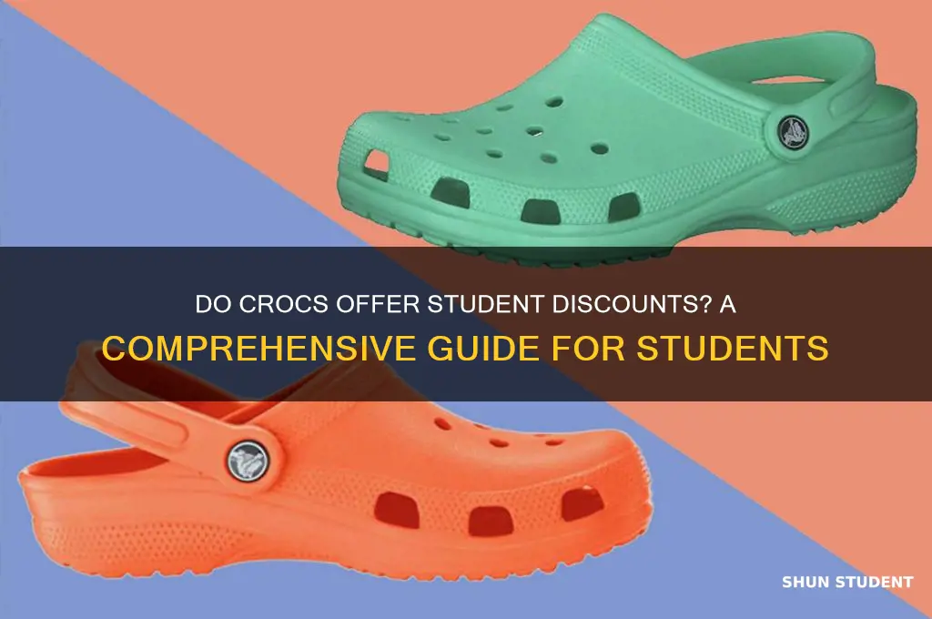 do crocs do student discount