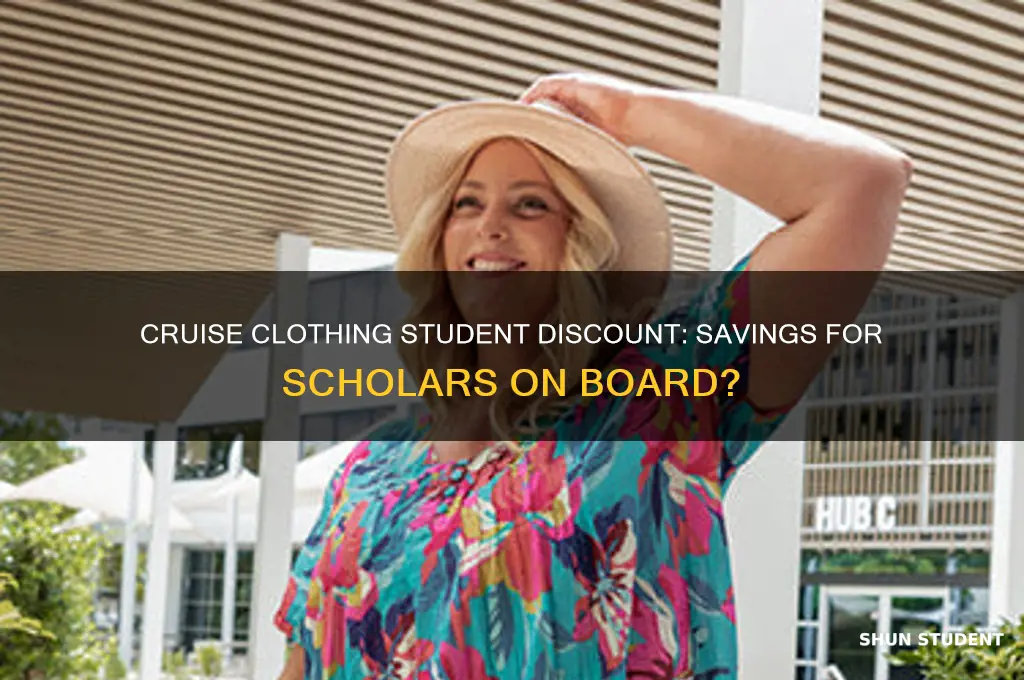 do cruise clothing do student discount