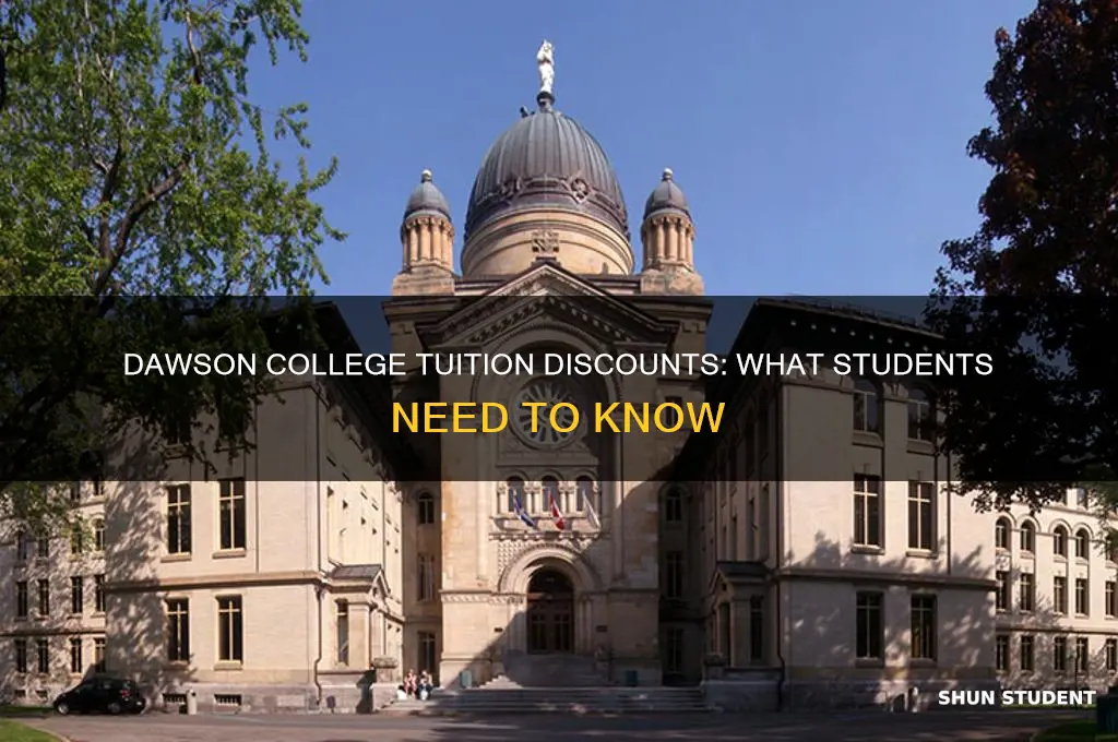 do dawson students get a tition discount