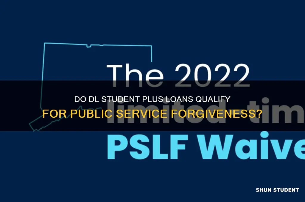 do dl student plus loan qualify for public service forgiveness