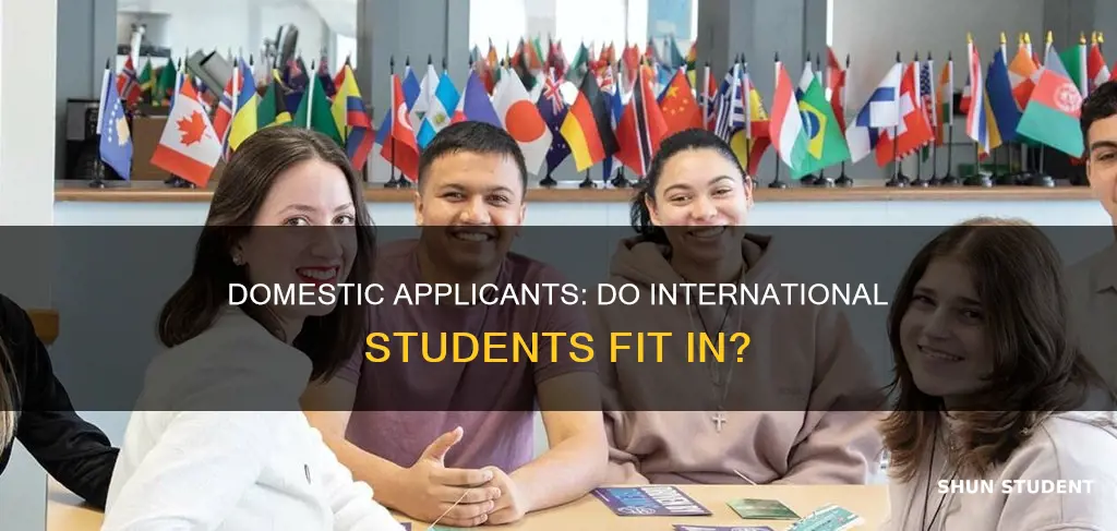 do domestic applicants includes international students