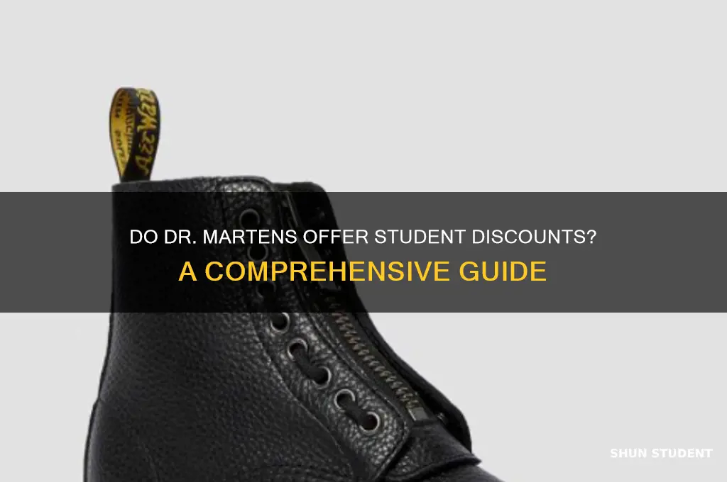 do dr martens accept student discount
