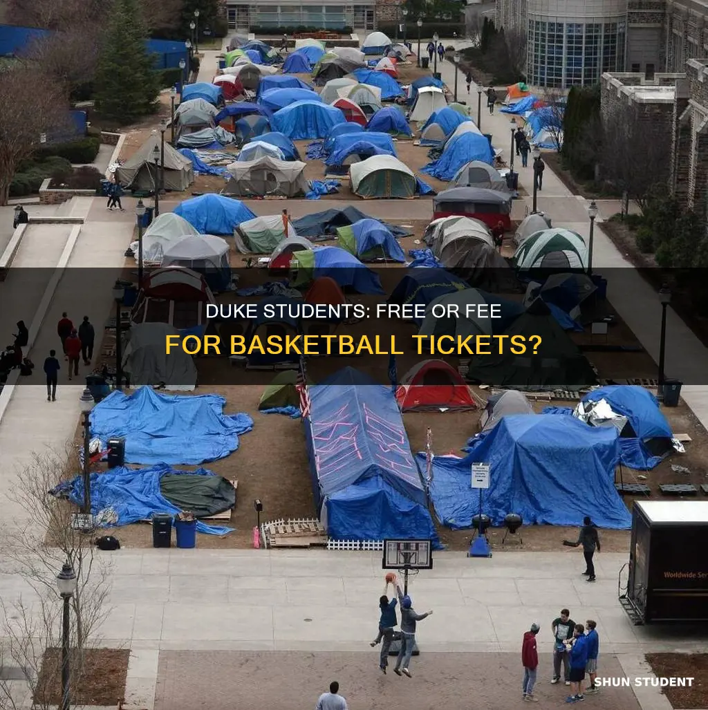 do duke students pay for basketball tickets