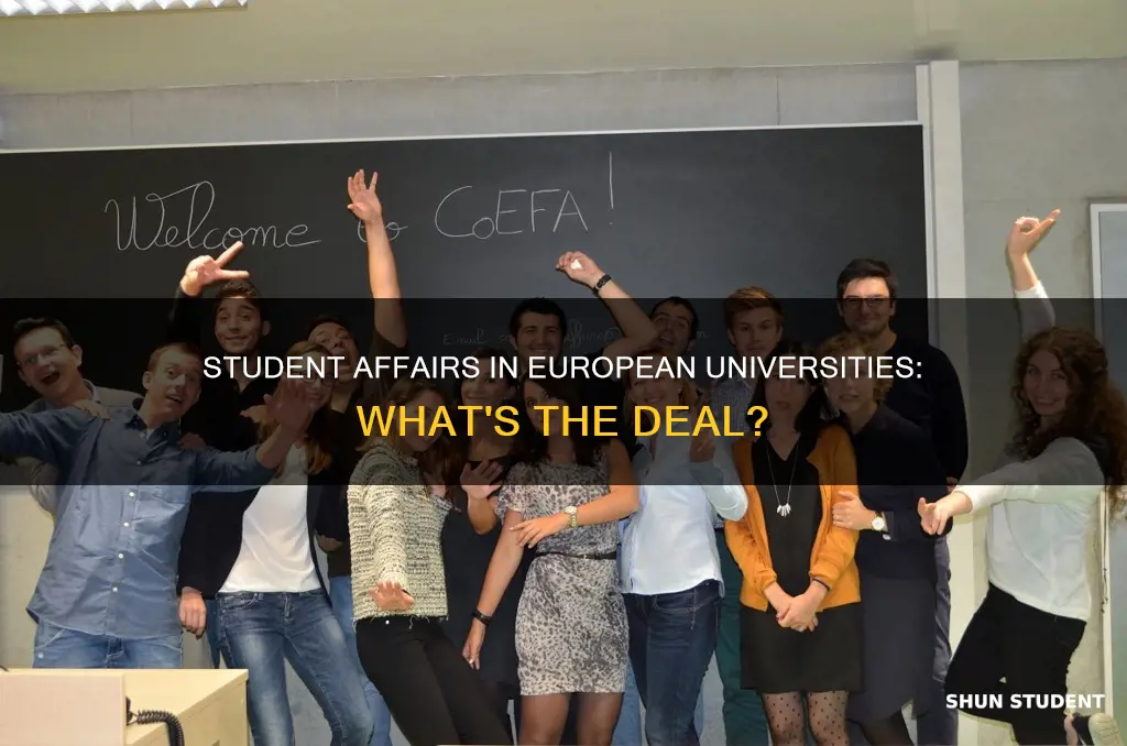 do european universities have student affairs