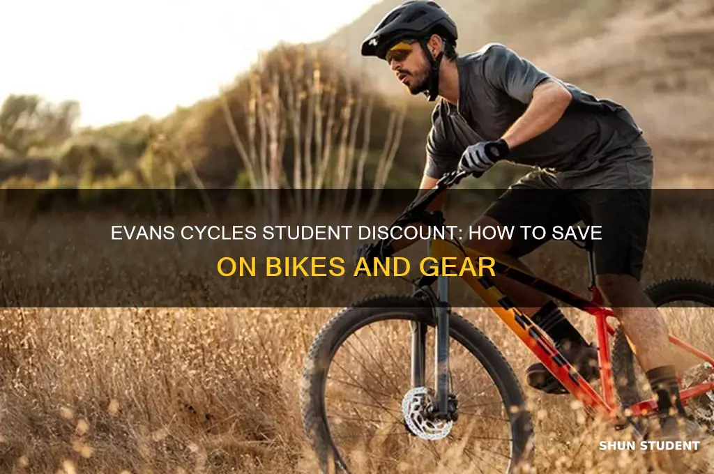 do evans cycles do student discount