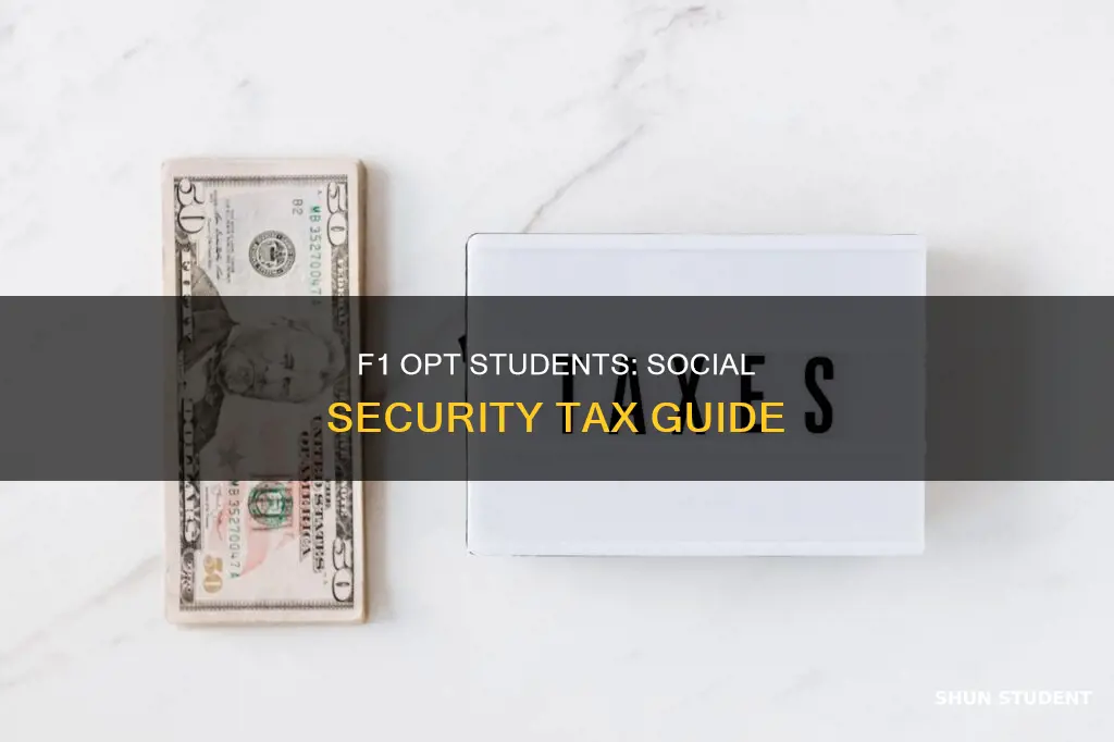 do f1 opt students pay social security tax