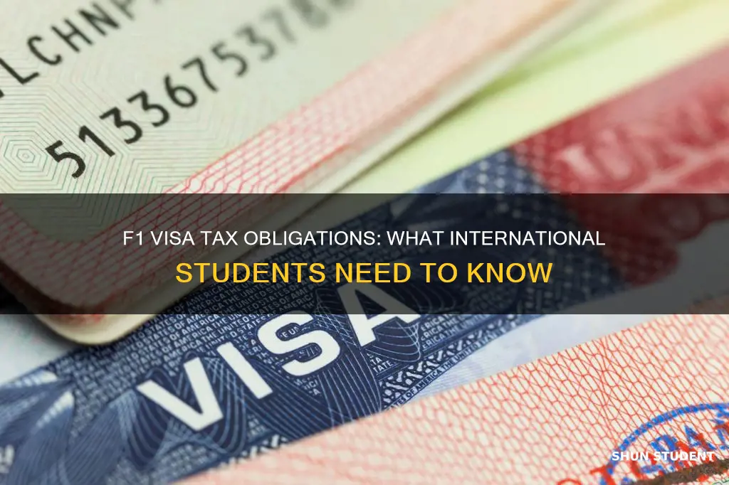 do f1 status students in us pay taxes