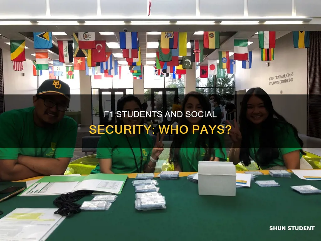 do f1 students pay social security tax