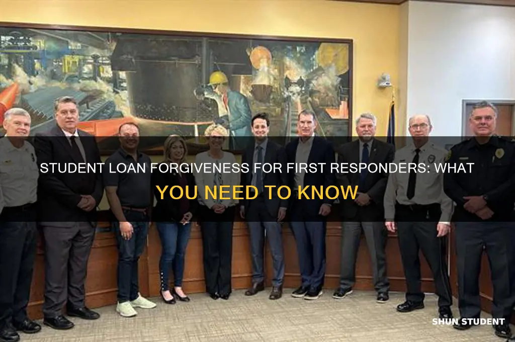 do first responders get student loan forgiveness