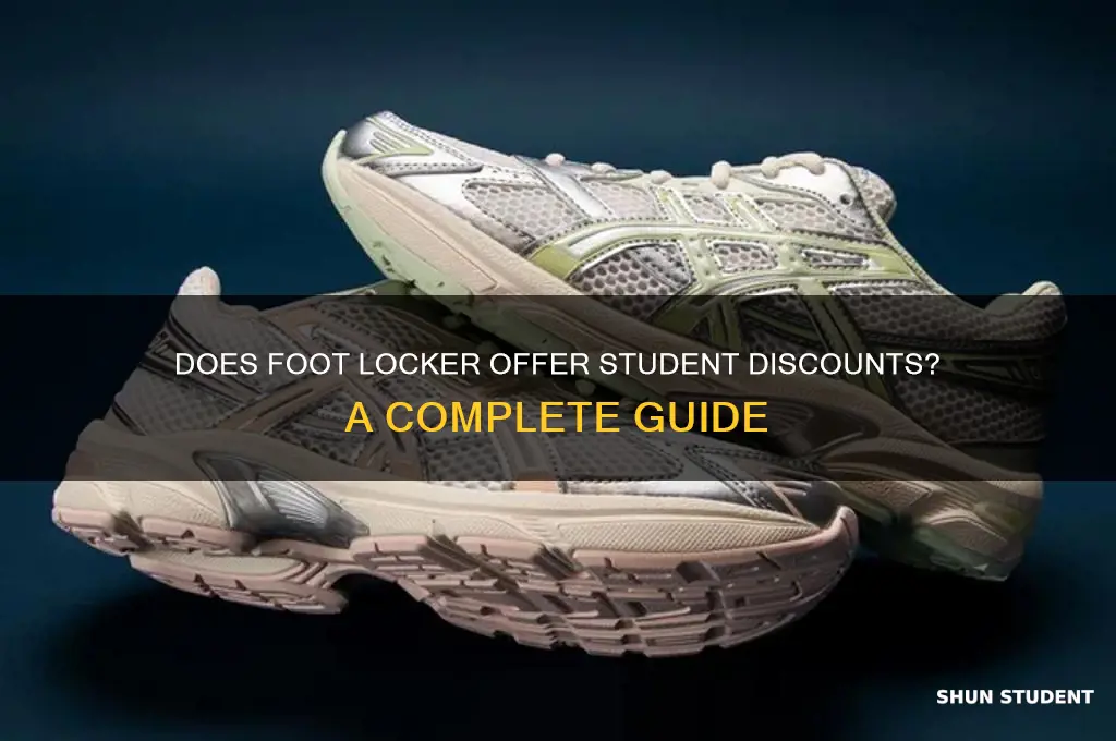 do footlocker accept student discount