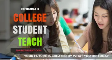 Can Freshmen Teach? Exploring Peer Learning in College Environments