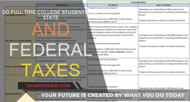 Full-Time Students: Do You Owe State and Federal Taxes?