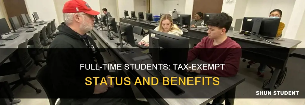 do full time student pay tax