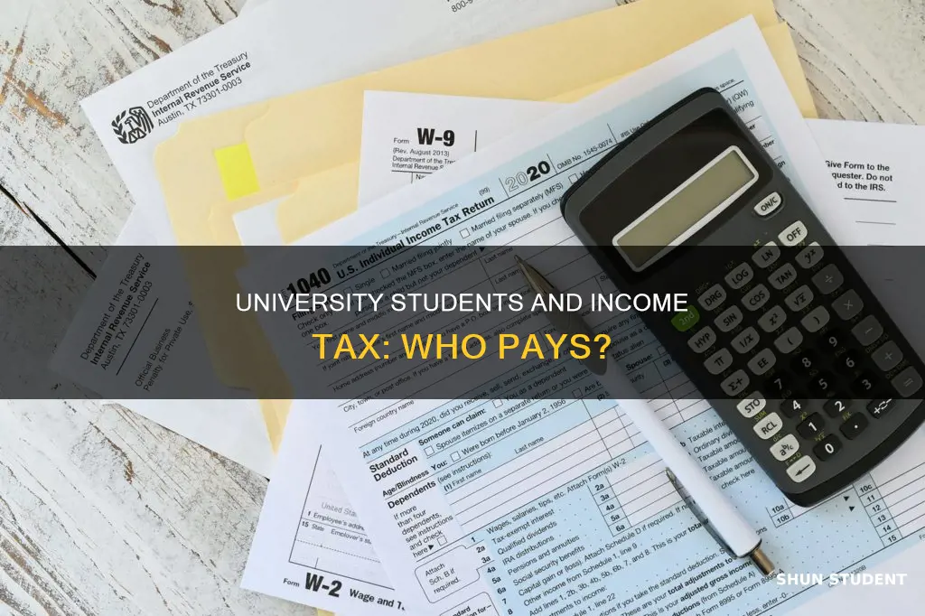 do full time university students pay income tax