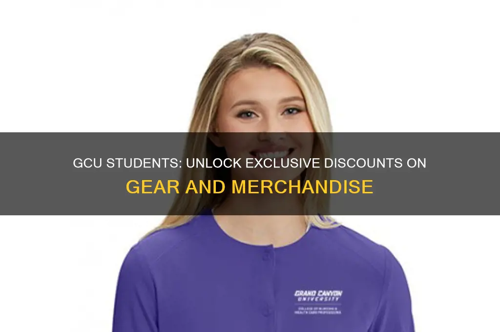do gcu students get discounts on gear