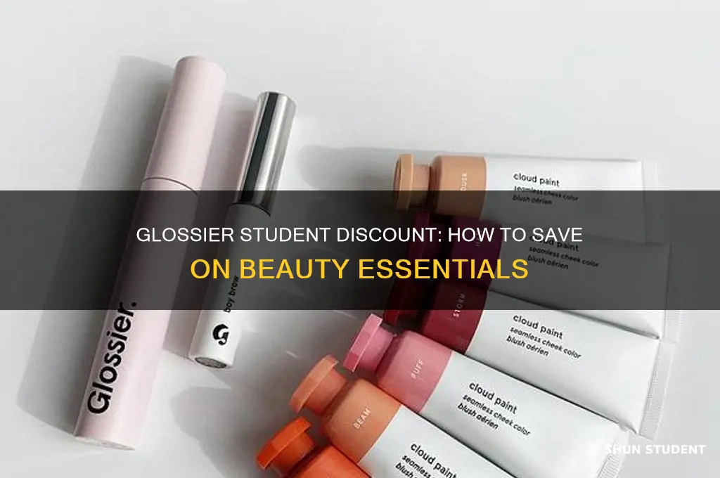 do glossier do student discount