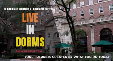 Columbia University: Grad Students and Dorm Living