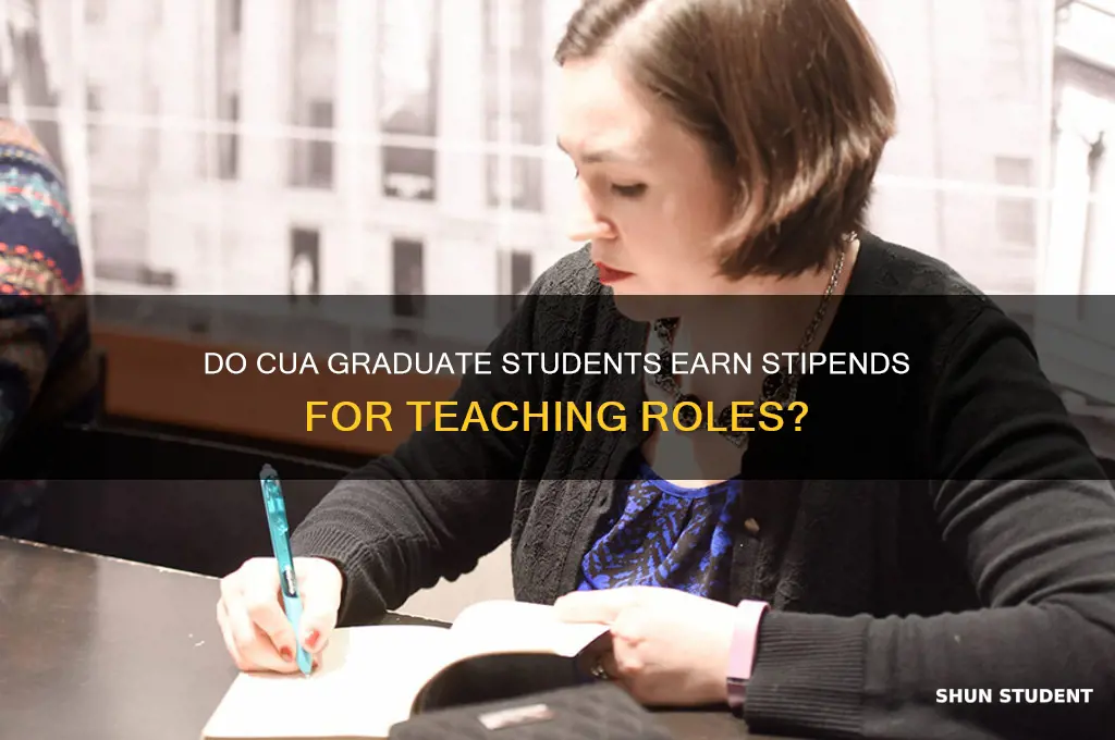 do graduate students get paid to teach at cua