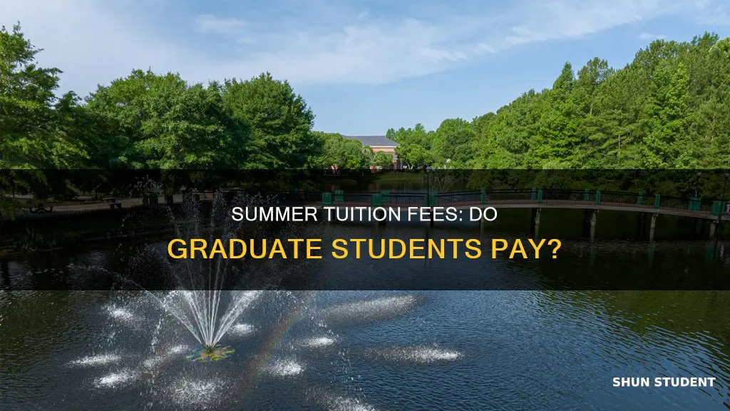 do graduate students pay tuition in summer