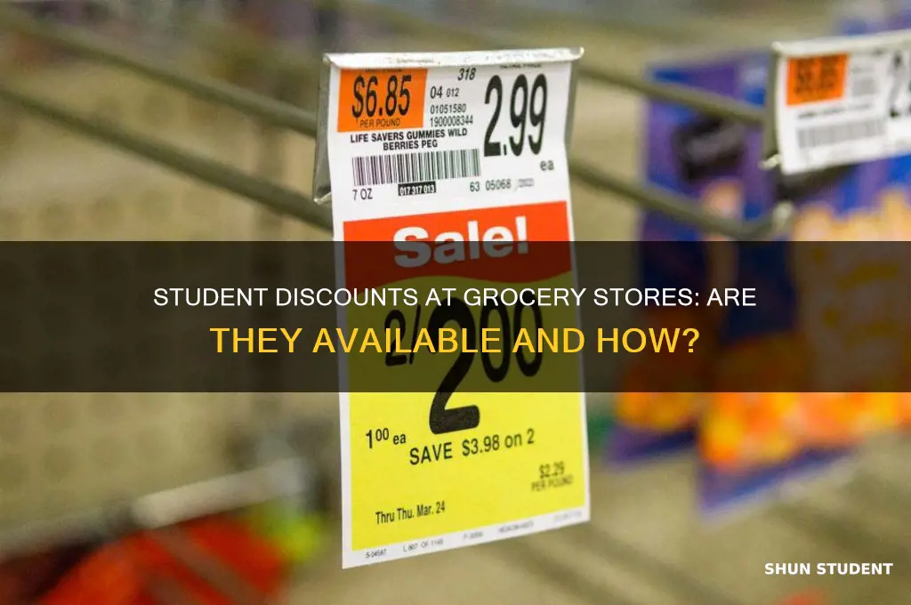 do grocery stores have student discounts