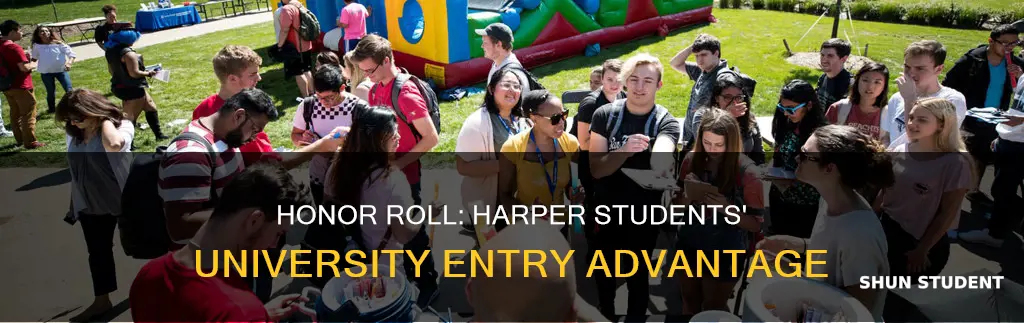 do harper honor students get special entry to universities