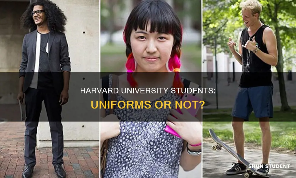 do harvard university students wear uniforms