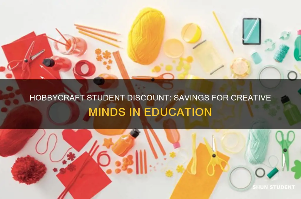 do hobbycraft do student discount