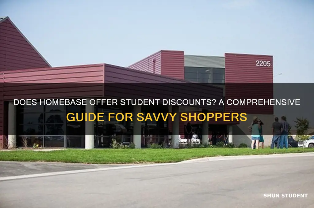 do homebase do student discount
