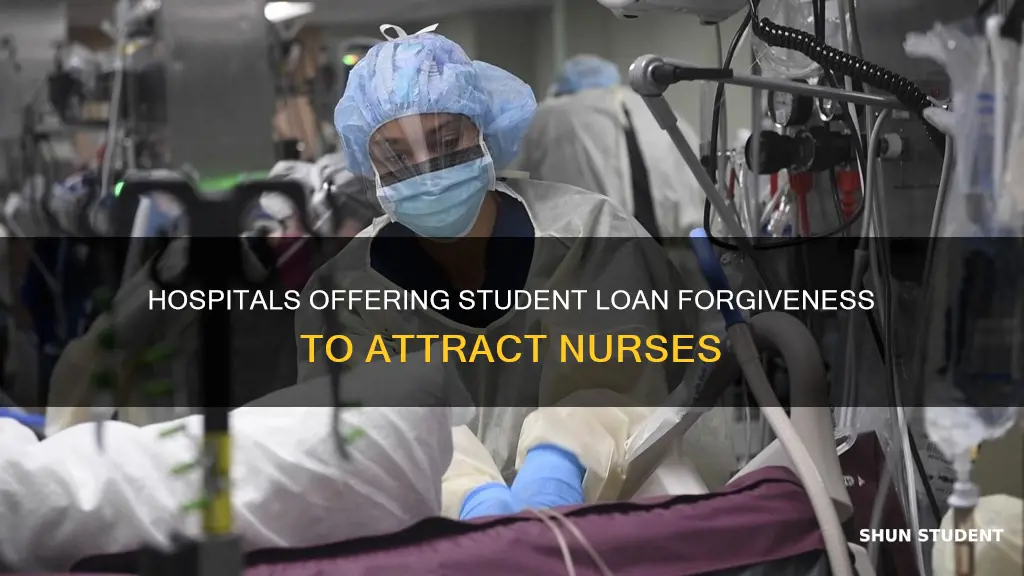 do hospitals pay off student loans for nurses