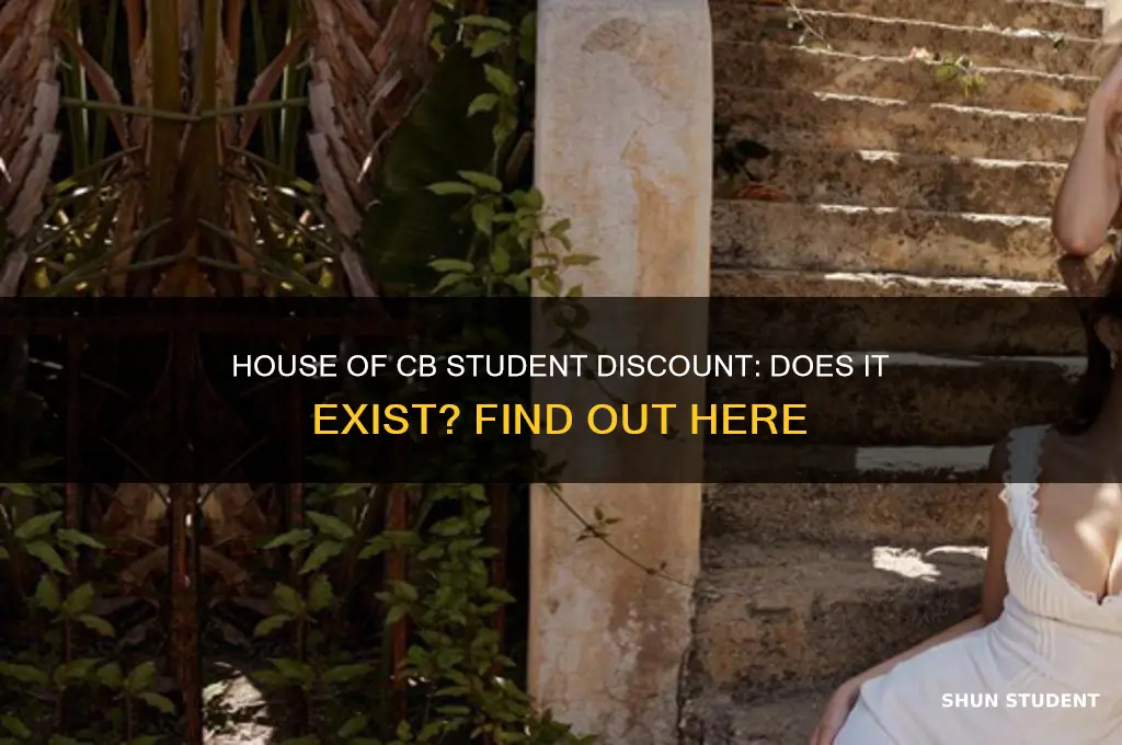 do house of cb do student discount
