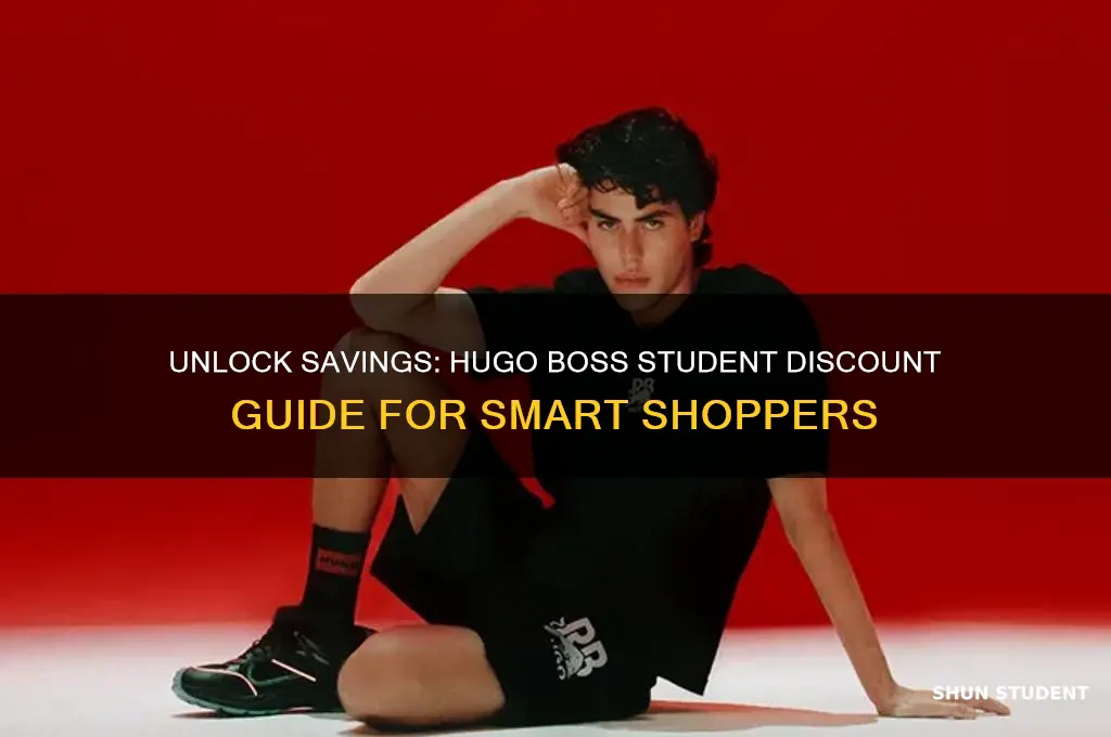 do hugo boss do student discount