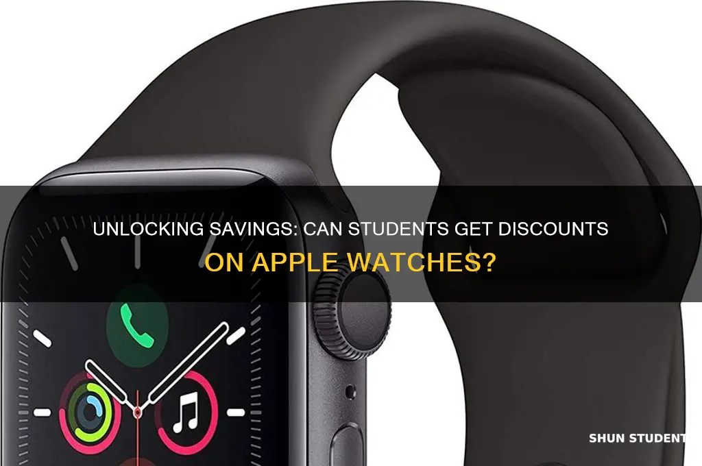 do i get student discount on apple watch