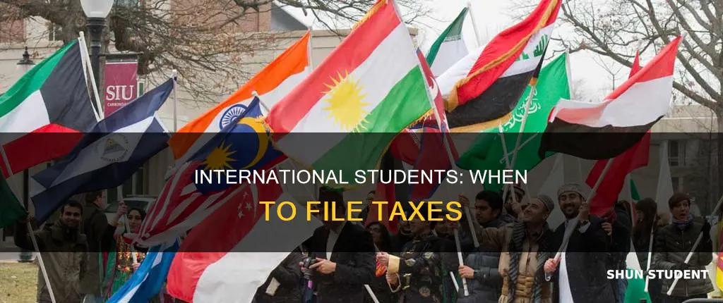 do i have to file taxes as an international student