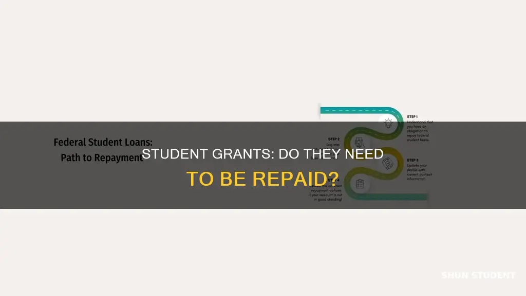 do i have to pay back a student grant