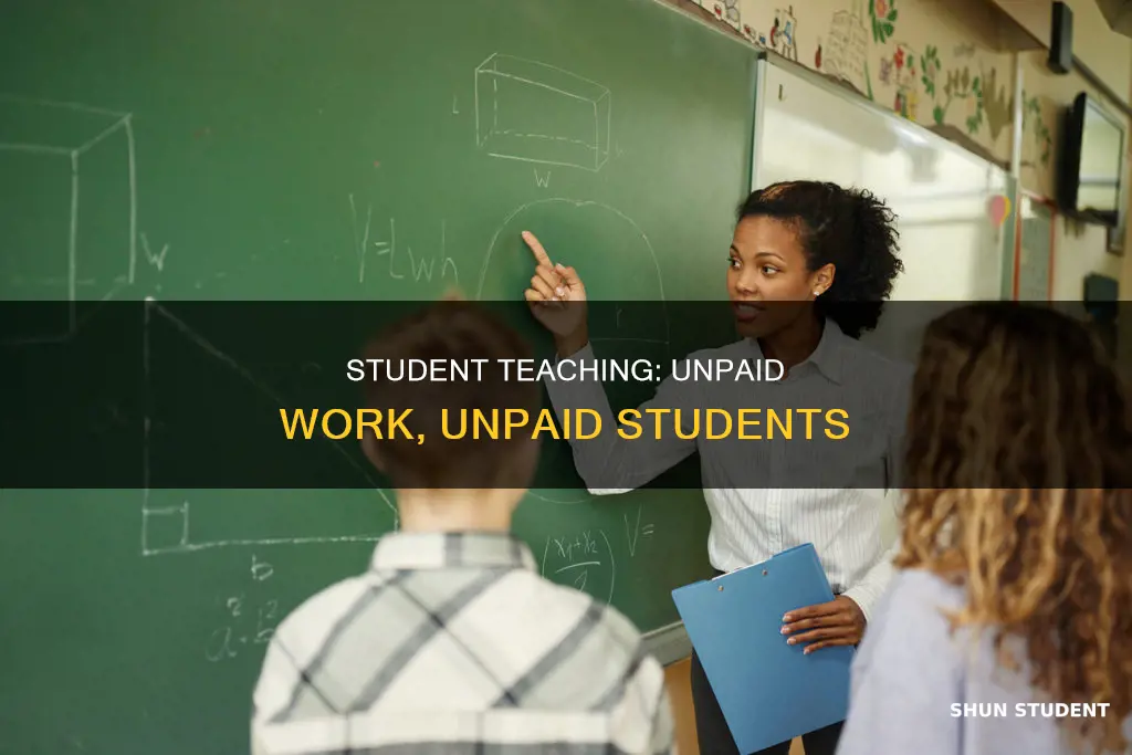 do i have to pay for student teaching