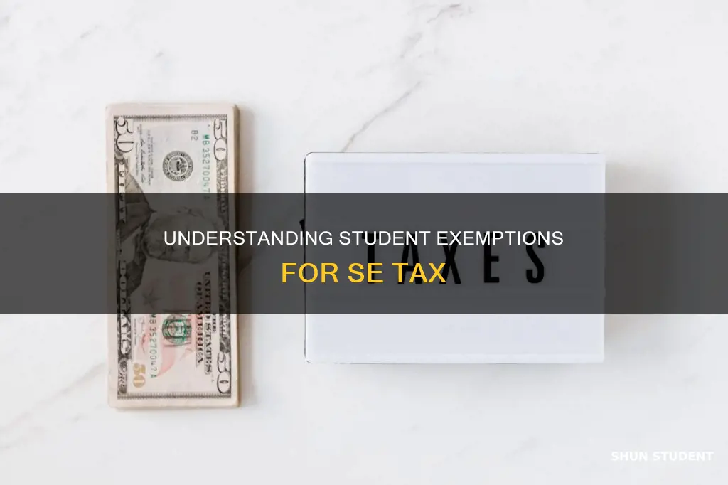 do i have to pay se tax for a student