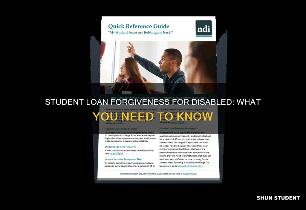 do i have to pay student loan if im disabled