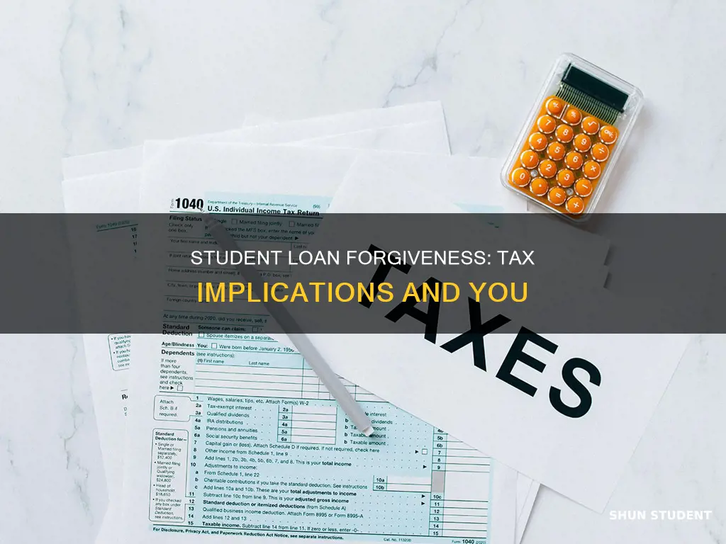 do i have to pay tax on student loan forgiveness