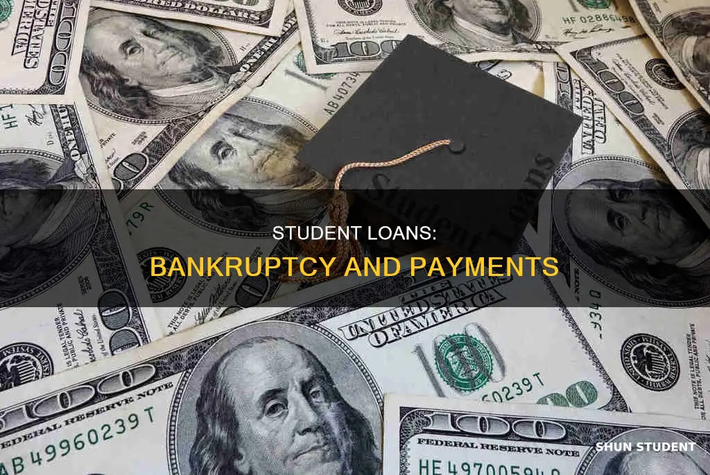 do i keep paying student loans if i file bakriptcy