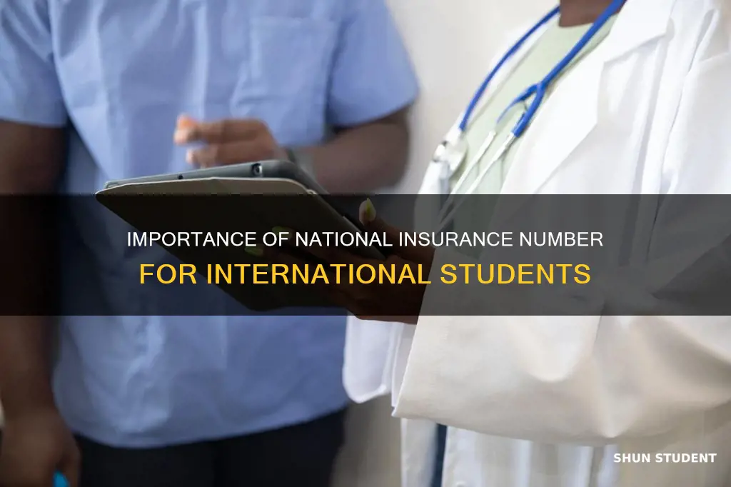 do i need a national insurance number international student